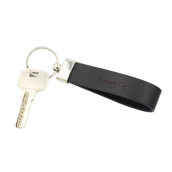 Skórzany brelok do kluczy PREMIUM z Twoim grawerem - obrazek 5